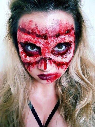 halloweenowy make-up